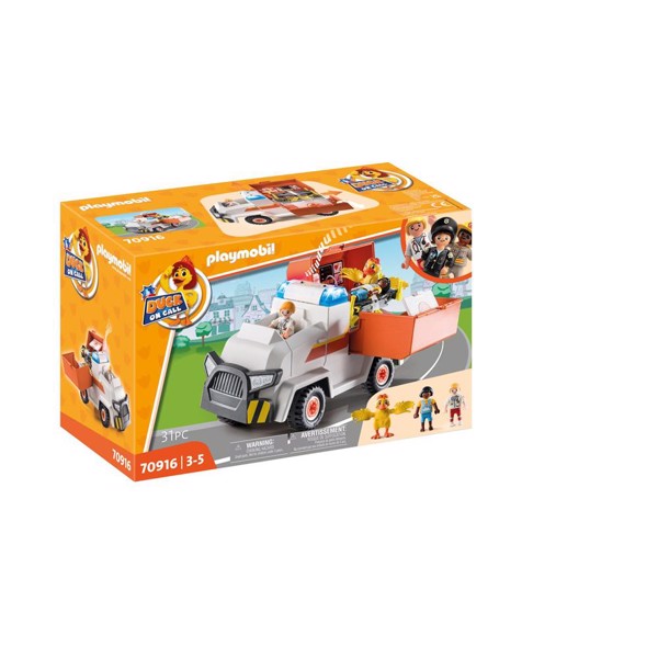 Image of D*O*C* - Ambulance - PL70916 - PLAYMOBIL Duck On Call (PL70916)