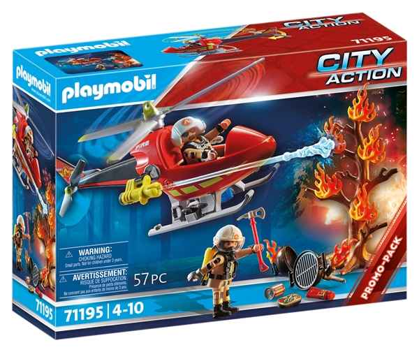 Image of Brandhelikopter - PL71195 - PLAYMOBIL City Action (PL71195)