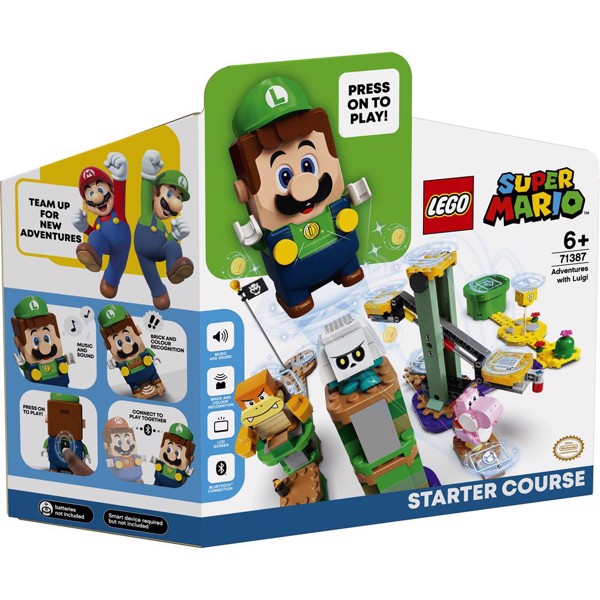 LEGO Super MArio Eventyr med Luigi  -  startbane - 71387 - LEGO Super Mario