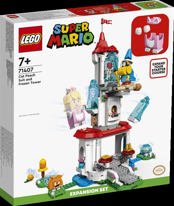 Image of Peach-kattedragt og frosttårn - udvidelsessæt - 71407 - LEGO Super Mario (71407)