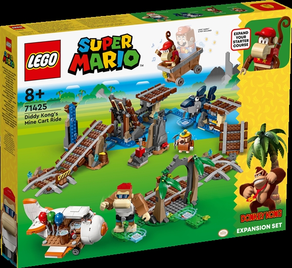 LEGO Super MArio Diddy Kongs minevognstur  -  udvidelsessæt - 71425 - LEGO Super Mario