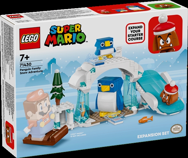 LEGO Super MArio Familien penguin på sneeventyr  -  udvidelsessæt - 71430 - LEGO Super Mario