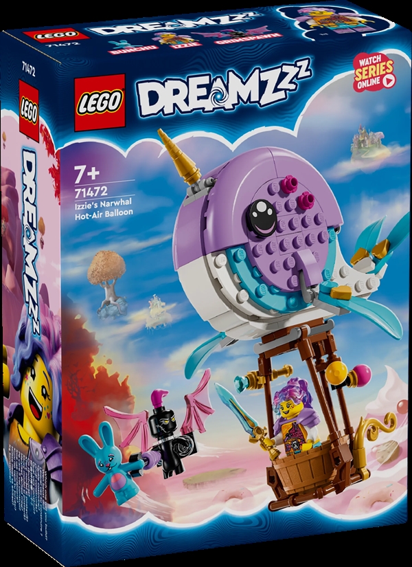 LEGO Izzies narhvalsluftballon - 71472 - LEGO DREAMZzz
