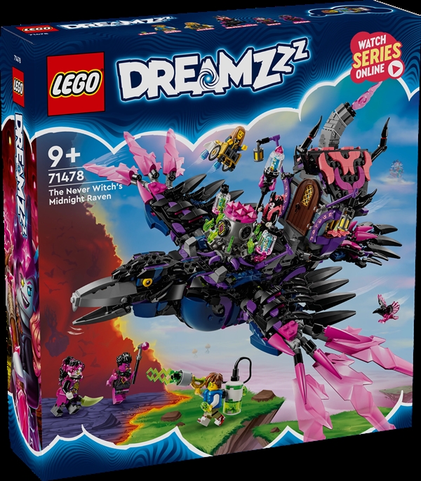 LEGO Aldrig-heksens Midnatsravn - 71478 - LEGO DREAMZzz