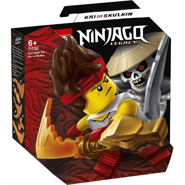 LEGO Ninjago Episk kampsæt  -  Kai mod Skulkin-kriger - 71730 - LEGO Ninjago
