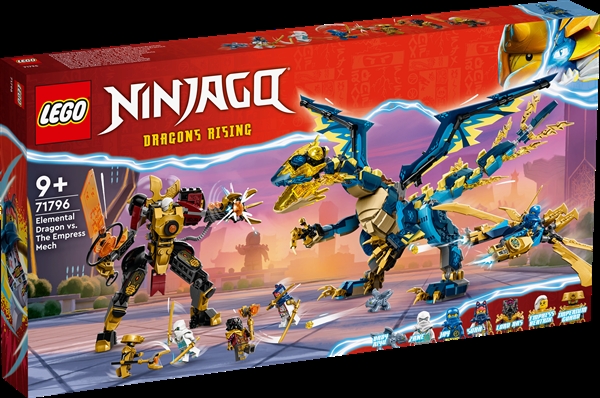 LEGO Ninjago Elementdrage mod kejserinde-kamprobotten - 71796 - LEGO Ninjago