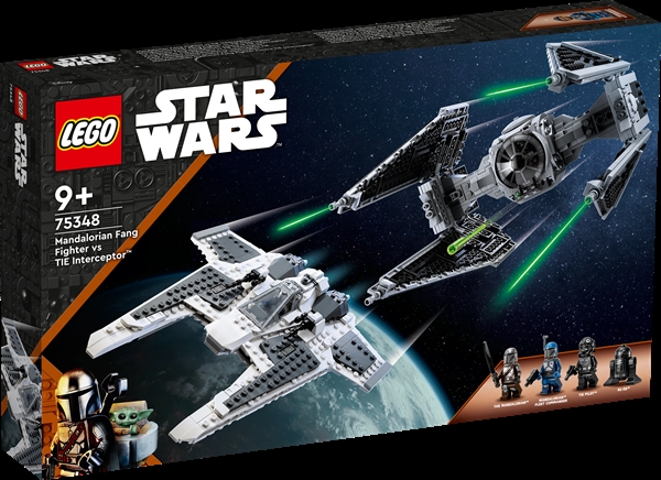LEGO Star Wars Mandaloriansk Fang-jager mod TIE Interceptor - 75348 - LEGO Star Wars