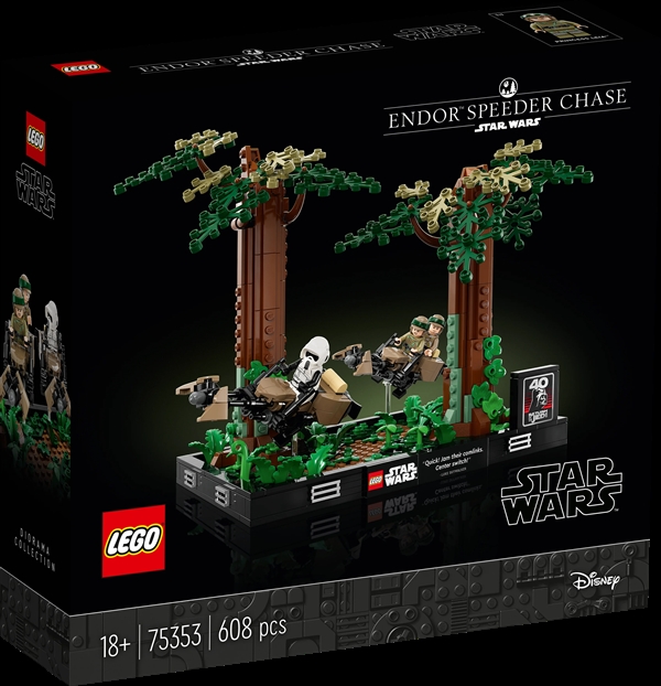 LEGO Star Wars Diorama med speederjagt på Endor - 75353 - LEGO Star Wars