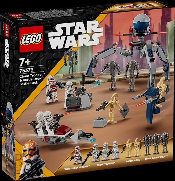LEGO Star Wars Battle Pack med klonsoldater og kampdroider - 75372 - LEGO Star Wars