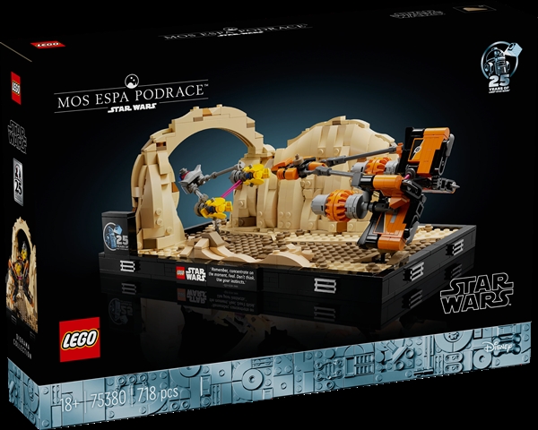 Billede af Diorama med Mos Espa-podrace - 75380 - LEGO Star Wars
