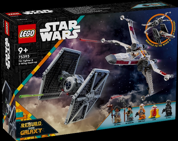 LEGO Star Wars Kombimodel: TIE-jager og X-wing - 75393 - LEGO Star Wars