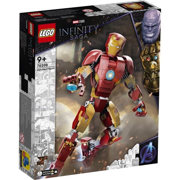 LEGO Super Heroes Iron Man-figur - 76206 - LEGO Super Heroes