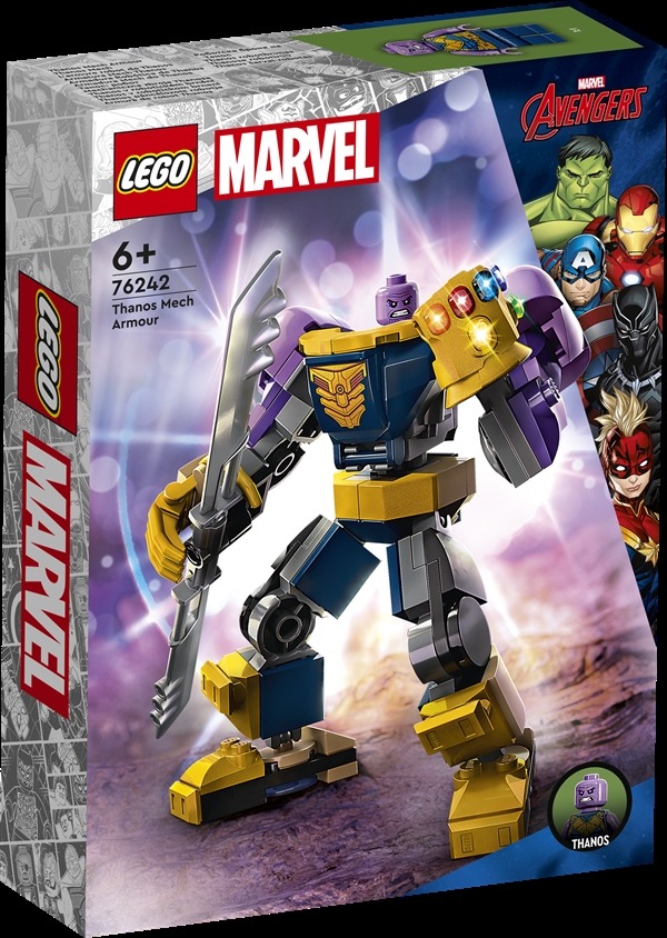 Se Thanos' kamprobot - 76242 - LEGO Super Heroes hos Legen.dk