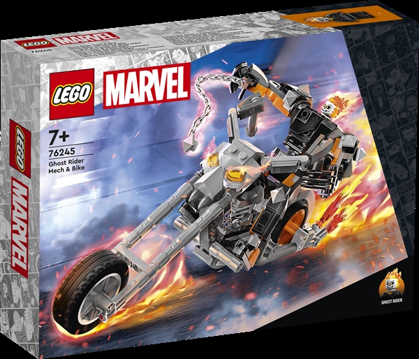 LEGO Super Heroes Ghost Riders kamprobot og motorcykel - 76245 - LEGO Super Heroes