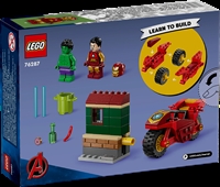 Køb LEGO Super Heroes Iron Man med motorcykel og Hulk billigt på Legen.dk!