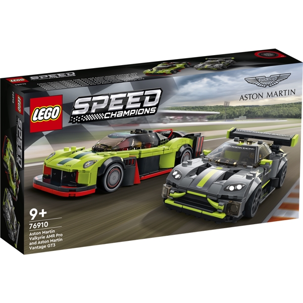 Image of Aston Martin Valkyrie AMR Pro and Aston Martin Vantage GT3 - 76910 - LEGO Speed Champions (76910)