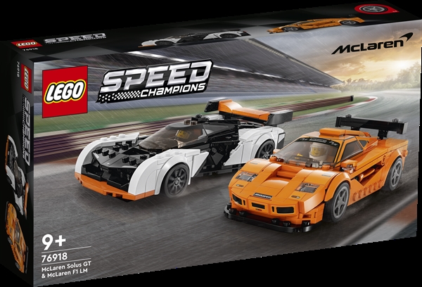 LEGO Speed Champions McLaren Solus GT og McLaren F1 LM - 76918 - LEGO Speed Champions