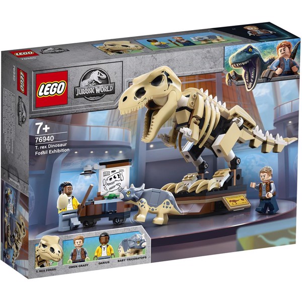 Image of T. rex Dinosaur Fossil Exhibition - 76940 - LEGO Jurassic World (76940)
