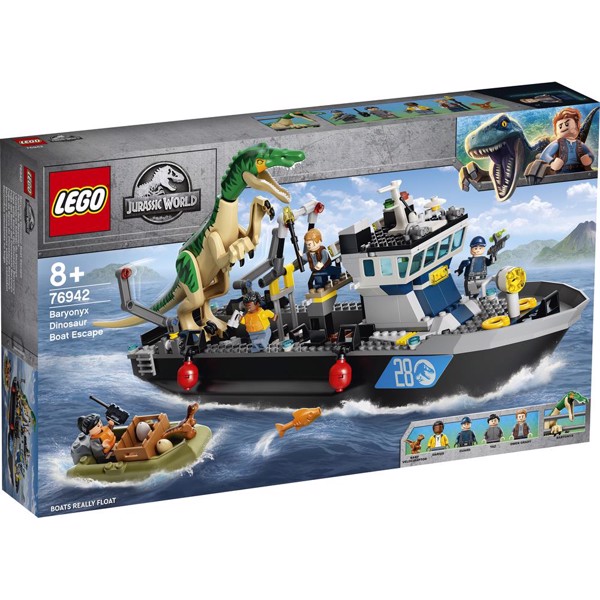 Image of Baryonyx Dinosaur Boat Escape - 76942 - LEGO Jurassic World (76942)