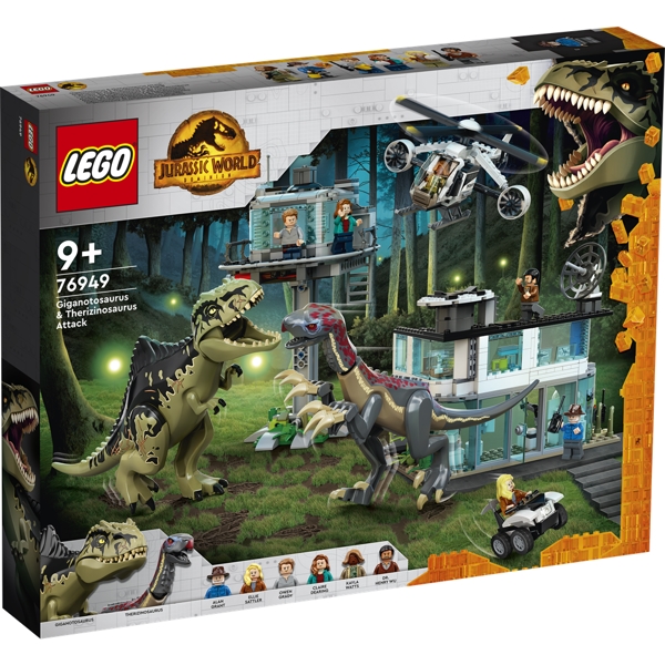 Image of Giganotosaurus & Therizinosaurus Attack - 76949 - LEGO Jurassic World (76949)