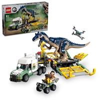 Køb LEGO Jurassic World Dinosaurmissioner: Allosaurus-transportvogn billigt på Legen.dk!