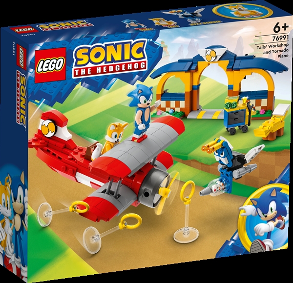 Image of Tails' værksted og Tornado-fly - 76991 - LEGO Sonic (76991)