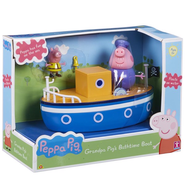 Image of Grandpa Pigs Bathtime Boat - Gurli Gris (MAK-905-05060)