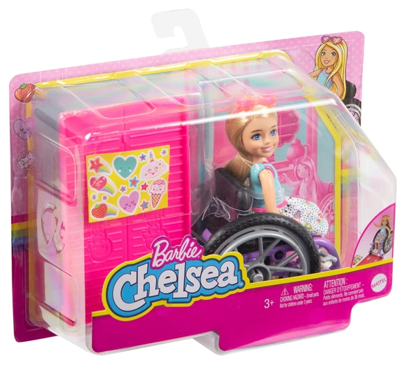 Chelsea med kørestol - Barbie