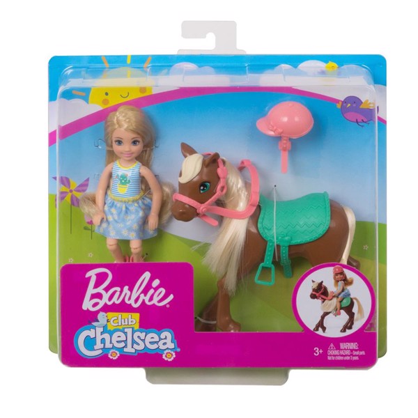 Image of Chelsea og Pony (Blonde) - Barbie (MAK-960-0209)