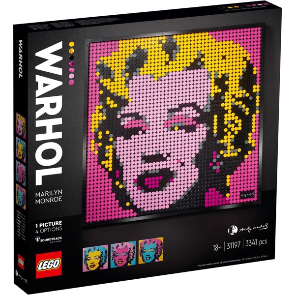 Image of Andy Warhol's Marylin Monroe - 31197 - LEGO Art (31197)