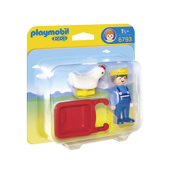 Playmobil 123 Bonde med trillebør - 6793 - PLAYMOBIL 1.2.3