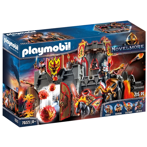 Playmobil Knights Flammefæstning - PL70221 - PLAYMOBIL Knights