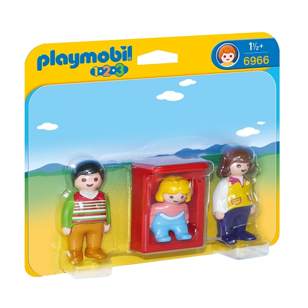 Playmobil 123 Forældre med baby - PL6966 - PLAYMOBIL 1.2.3