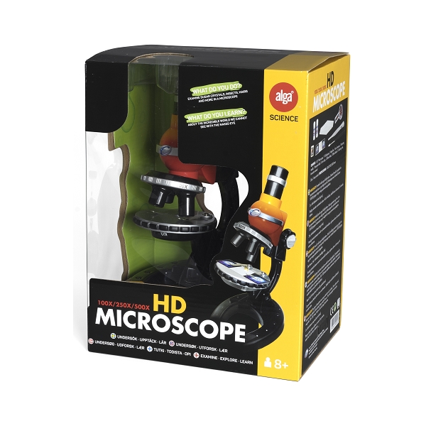 Image of HD Microscope, 100/250/500x - Alga Science (21992002)