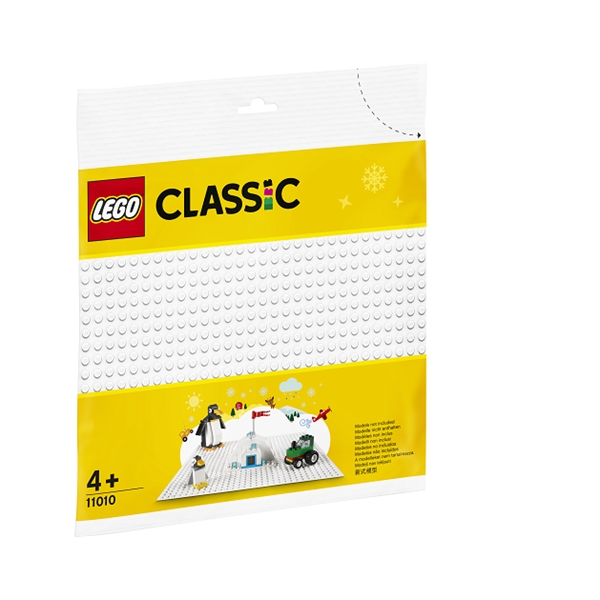 LEGO Classic Hvid byggeplade - 11010 - LEGO Bricks & More