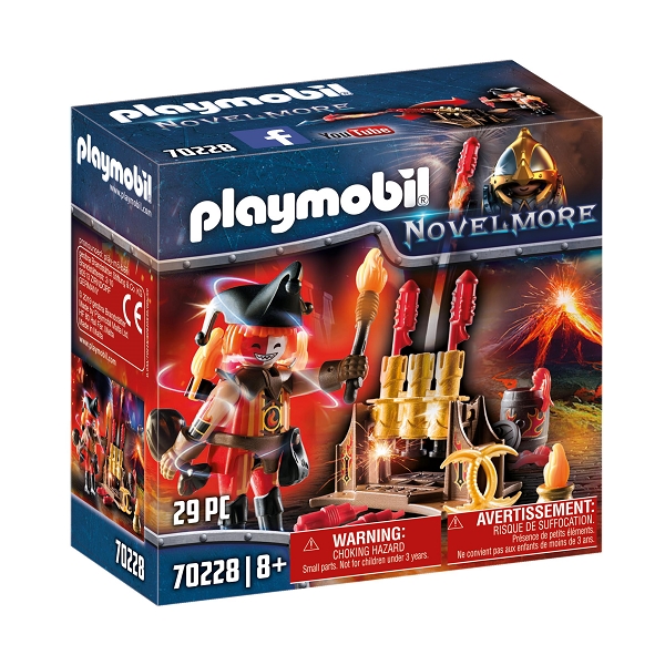 Playmobil Knights Ildmester med kanon - PL70228 - PLAYMOBIL Knights