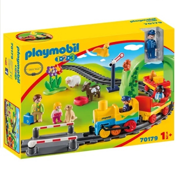 Køb PLAYMOBIL 1.2.3 Mit første togsæt billigt på Legen.dk!