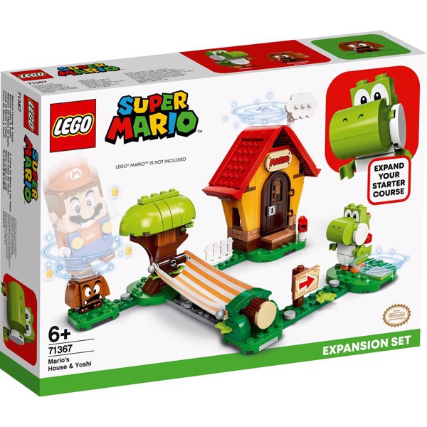Image of Marios hus og Yoshi - udvidelsessæt - 71367 - LEGO Super Mario (71367)