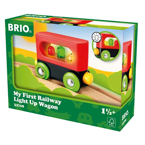 Brio Min  første togvogn m/lys - 33708 - BRIO