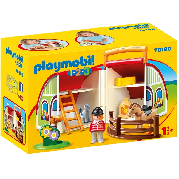 Playmobil 123 Min mobile gård - PL70180 - PLAYMOBIL 1.2.3