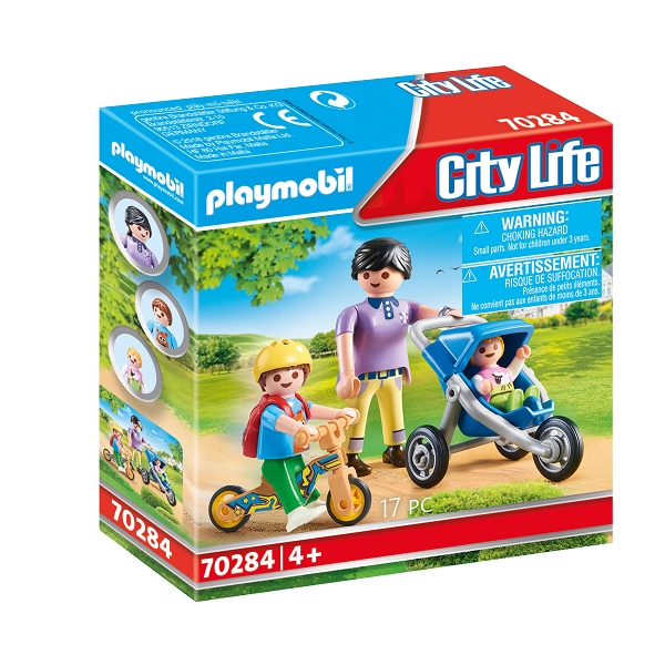 Image of Mor med børn - PL70284 - PLAYMOBIL City Life (PL70284)