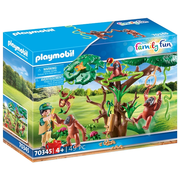 Image of Orangutanger i træet - PL70345 - PLAYMOBIL Family Fun (PL70345)