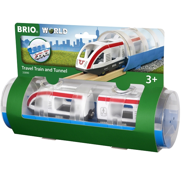 Passagertog og tunnel - 33890 - BRIO