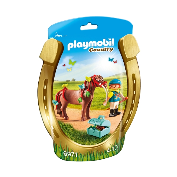 Image of Ponyen "Sommerfugl" til at pynte - PL6971 - Playmobil Country (PL6971)