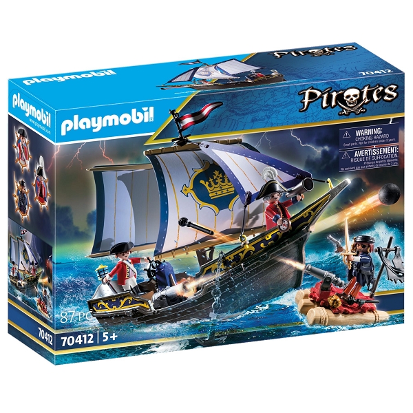 Image of Rødjakkesejler - PL70412 - PLAYMOBIL Pirates (PL70412)