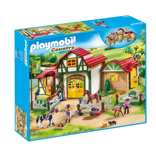 Image of Stort ridecenter - PL6926 - PLAYMOBIL Country (PL6926)