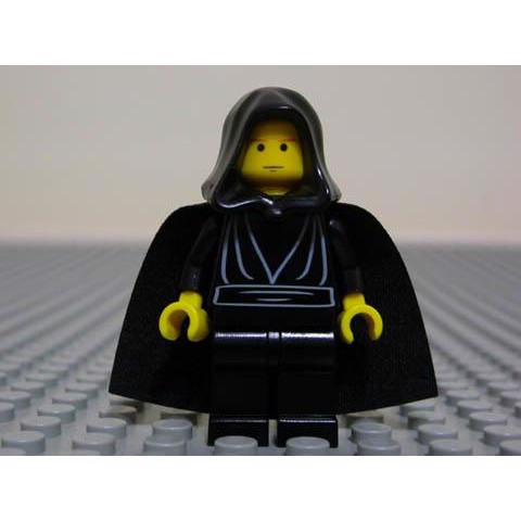 LEGO Star Wars Luke Skywalker med sort hætte og sort kappe