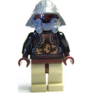 LEGO Star Wars Lando Calrissian - Skiff Guard, rødbrune hofter