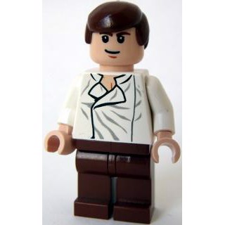 LEGO Star Wars Han Solo, rødbrune ben uden hylstermønster