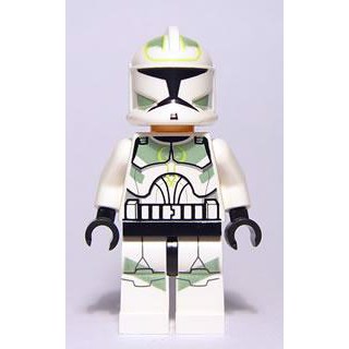 LEGO Star Wars Clone Trooper Clone Wars med sandgrønne markeringer